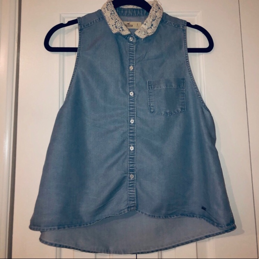 Hollister Collared Tank Top
